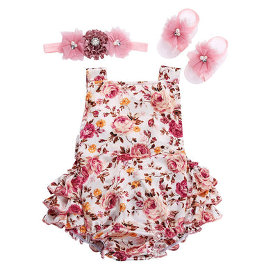 Bubble Lace Ruffled Baby Girl Onesies