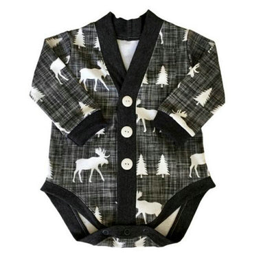 Christmas Theme Baby Boy Onesie