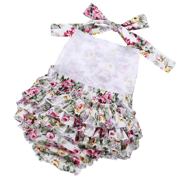 Vintage Floral Toddler Girl Onesies