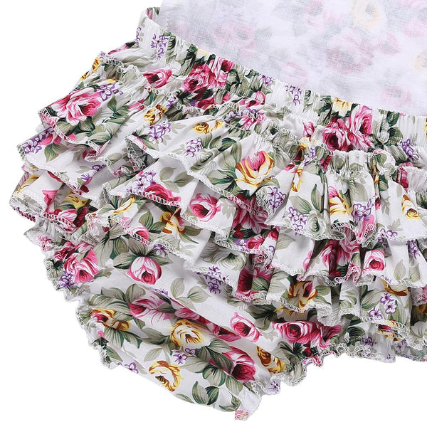 Vintage Floral Toddler Girl Onesies