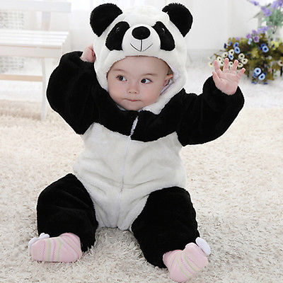 Mini Panda Baby Onesie1