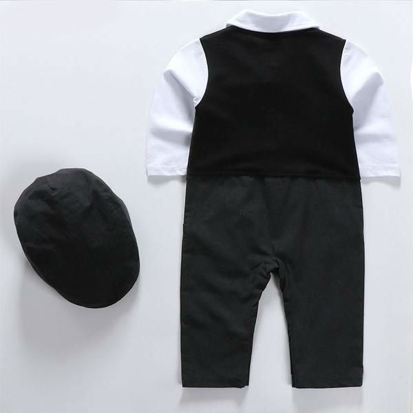Striped Bow Tie Onesies