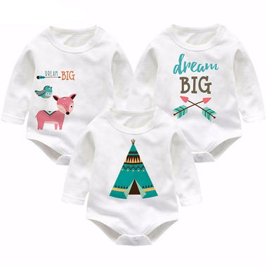 Printed Cotton Sleepwear Onesies