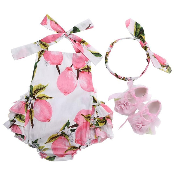 Vintage Floral Toddler Girl Onesies