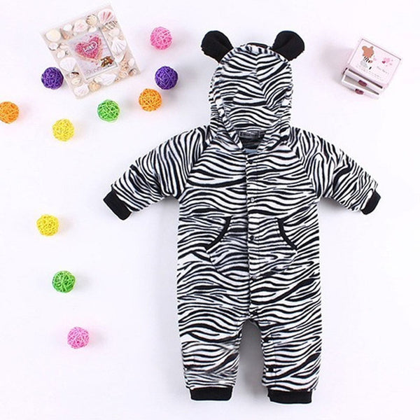 Mixed Animal Costume Hooded Onesie