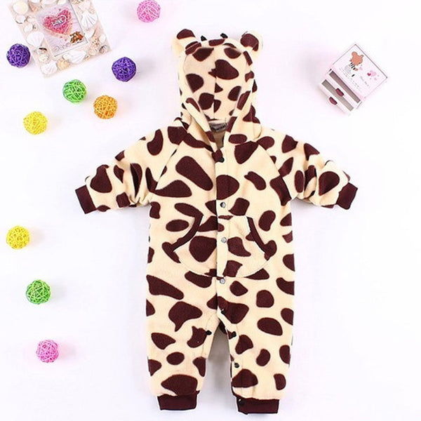 Mixed Animal Costume Hooded Onesie